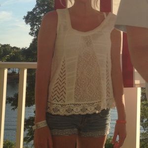 super cute white tank